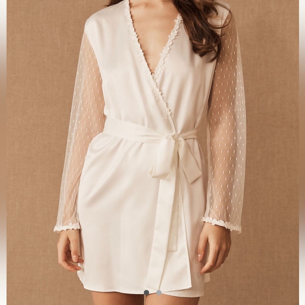 Anthropologie Bridal Robe